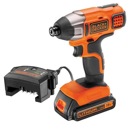 18V Impact Driver with 1.5Ah Battery, 400mA Charger in acarton