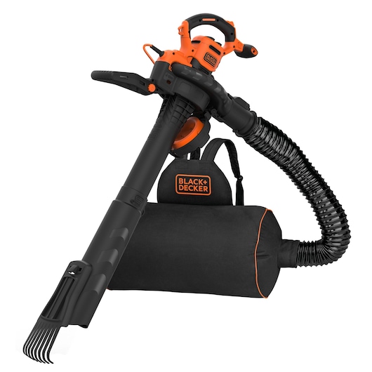 3000W 3-in-1 Backpack Blower Vacuum and Rake