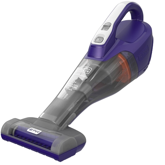 12V 1.5Ah Cordless dustbuster® Hand Vacuum with Pet Powered Brush and Jack Plug